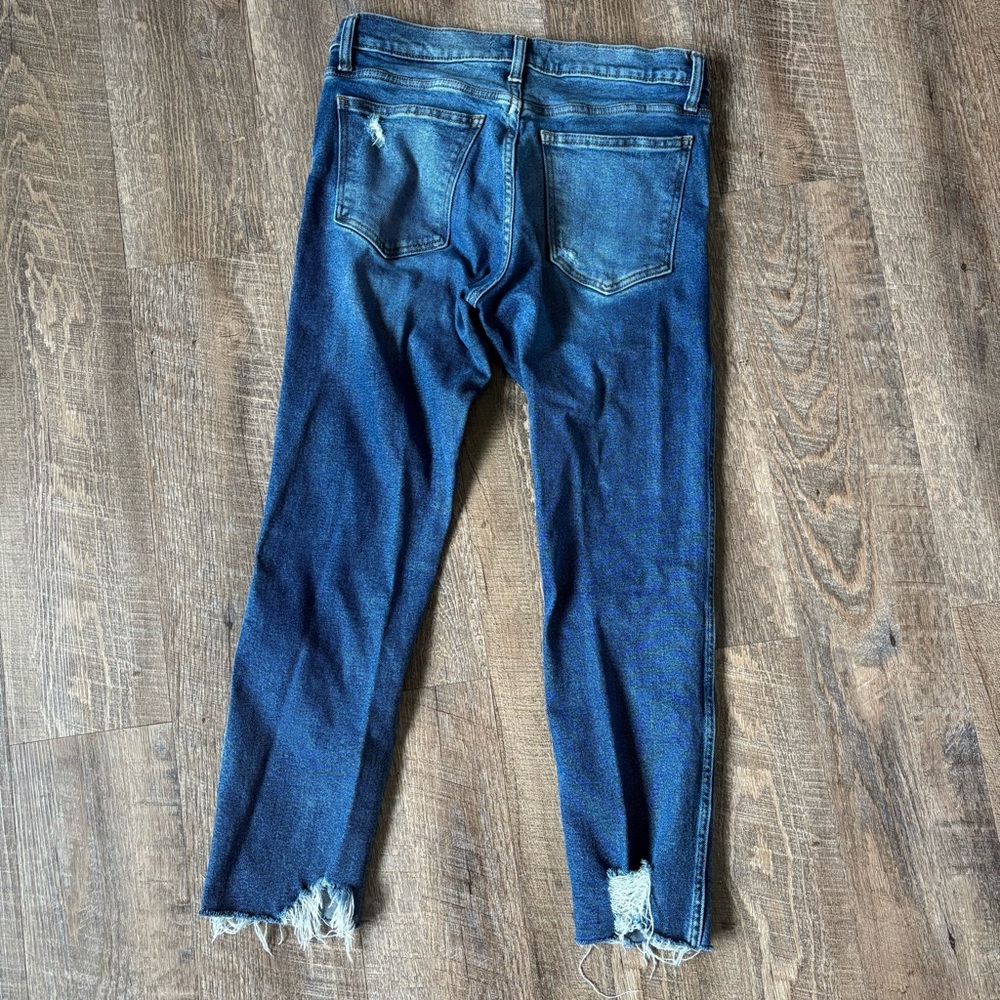GAP || High Rise Slim Straight Denim Jeans
